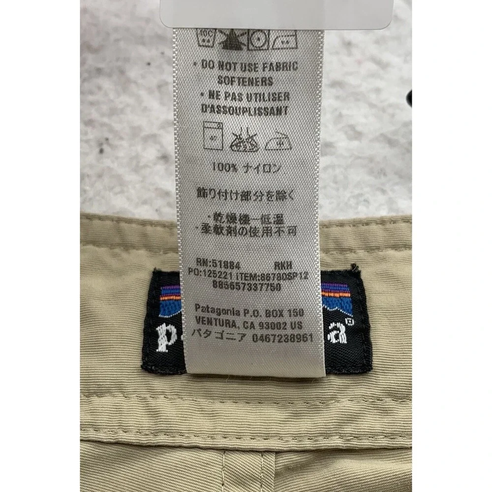 Patagonia Journeyman Cargo Shorts Mens 34 Tan Khaki 8